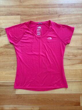 The North Face v-neck workout tee